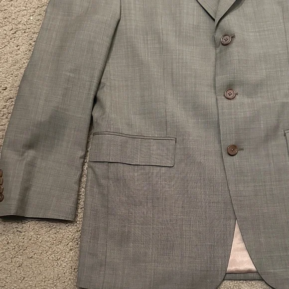 Lauren Ralph Lauren Mens Classic Blazer Sport Coat Wool Cashmere Brown Size 40L - Picture 4 of 9